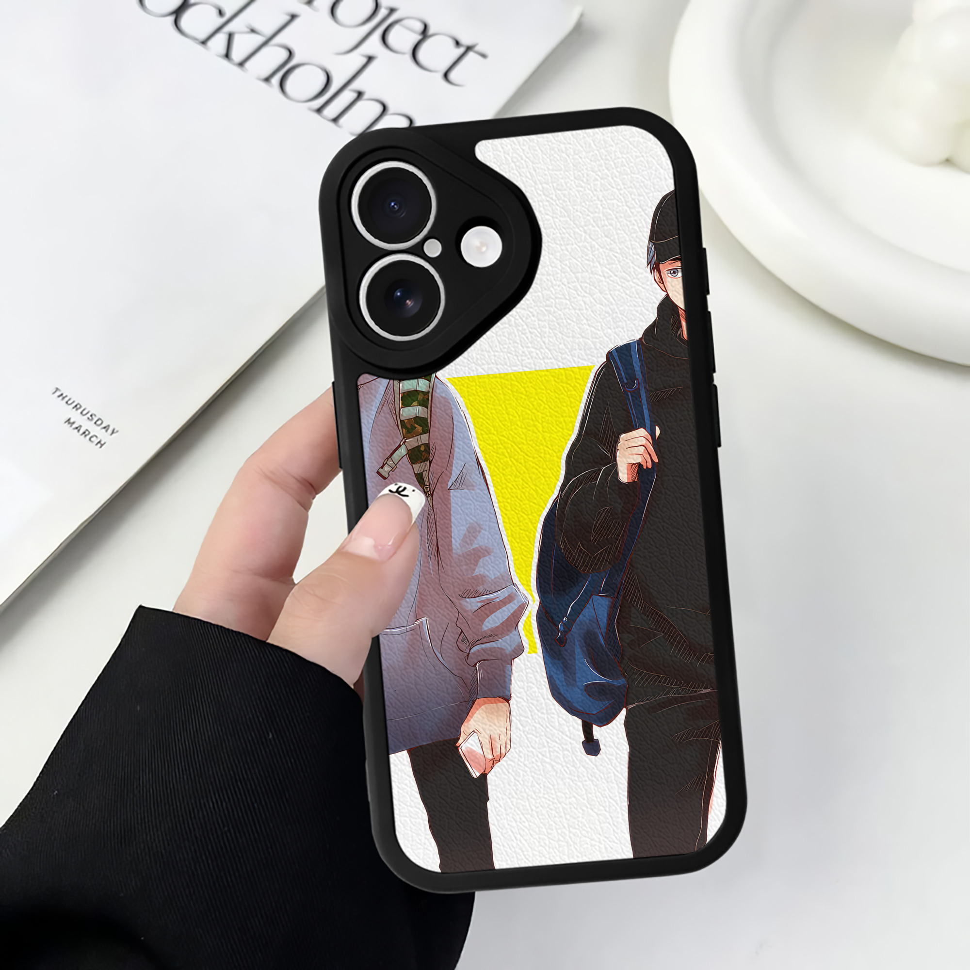 （画像用） SPY×FAMILY间谍家家酒 【iPhone 16シリーズ対応】シリコンスマホケース（レザー調） 材質：シリコン